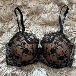 Victoria’s Secret Black Mesh Demi Bra